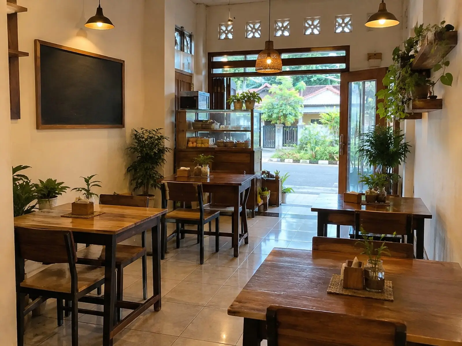 Ruang makan Dapur Bu Ning